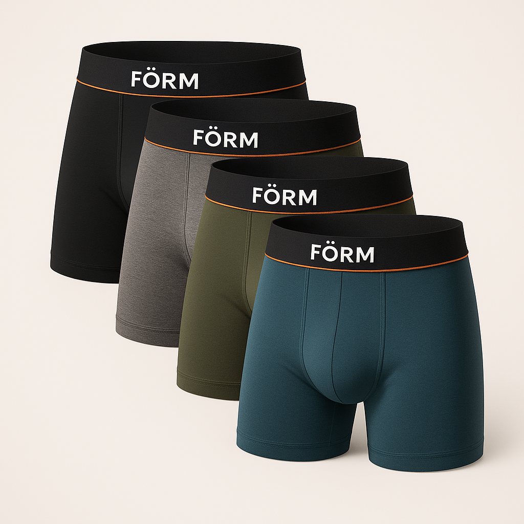 Pack FÖRM Void – 4 Boxers Premium